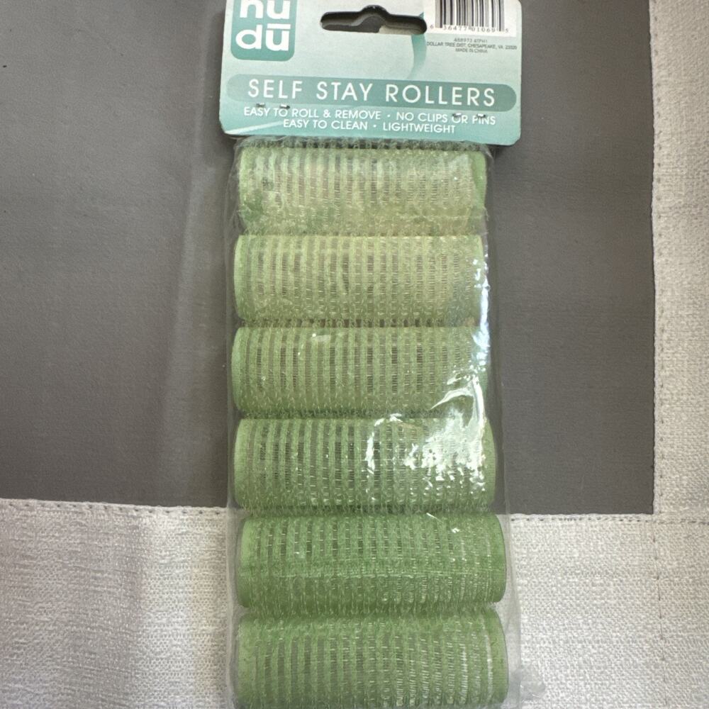 Vintage Nu Du Self Stay 6 Hair Rollers Unopened